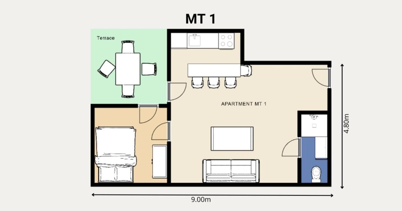 Studio Apartments Mt Шмирка Екстер'єр фото